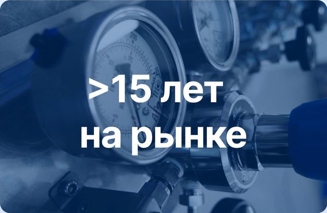Более 15 лет на рынке